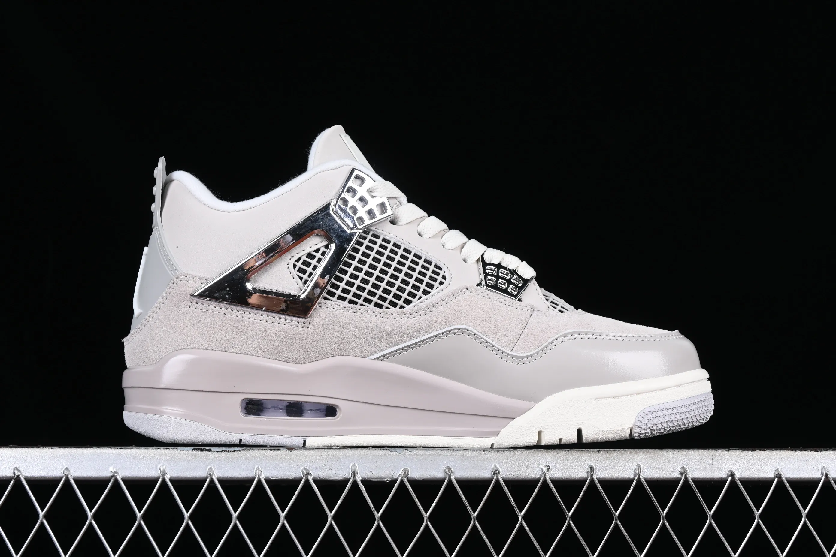 All categories Air Jordan Jordan series basketball shoes Air Jordan 4 Air Jordan 4 Retro "Frozen Moments" AJ4 Joe 4 electroplated silver AQ9129-001
